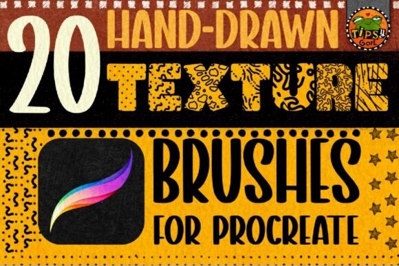 Download Hand Drawn Texture Brushes for Procreate - Procreate Collection
