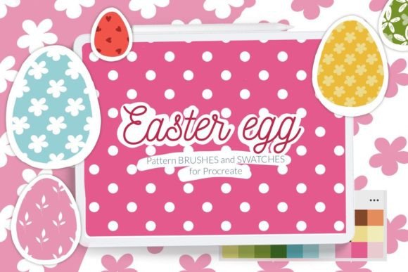 Download Easter Egg Pattern Brush for Procreate - Procreate Collection