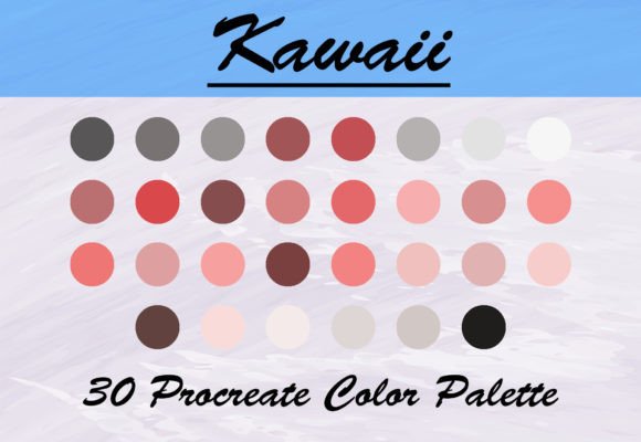 Download Kawaii Procreate Swatches Pack - Procreate Collection