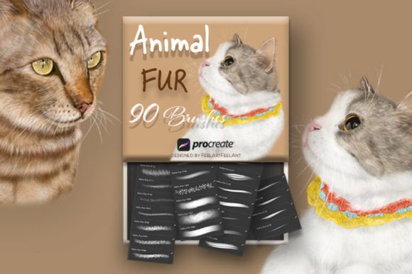 Download Fur Brush Set for Procreate - Procreate Collection
