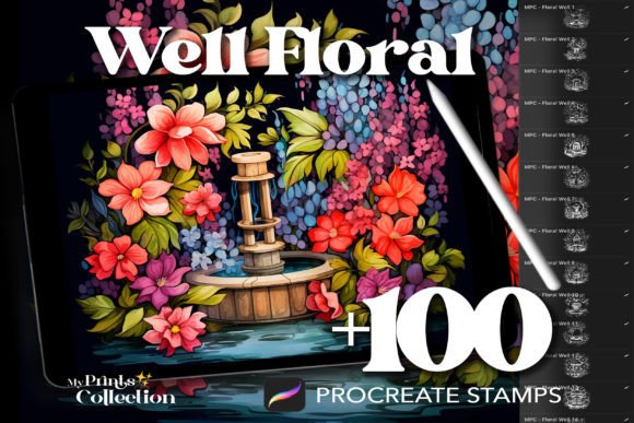 Download 100+ Procreate Well Floral Stamps - Procreate Collection