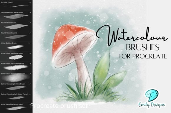 Download Watercolour Brush Set for Procreate - Procreate Collection