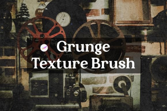 Download Grunge Texture Brush V.2 for Procreate - Procreate Collection
