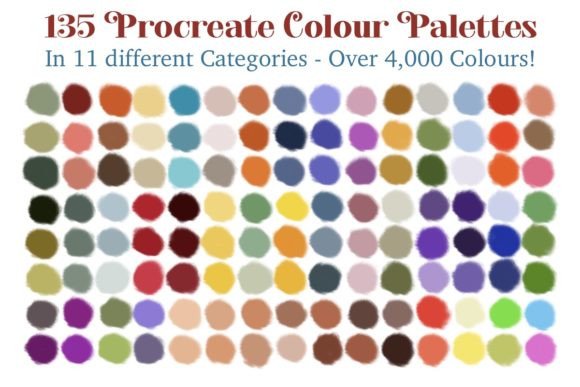 Download 135 Procreate Palettes in 11 Categories - Procreate Collection