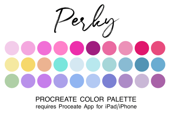 Download Perky Procreate Color Palette - Procreate Collection
