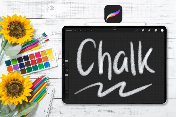 Download Chalk Brush for Procreate - Procreate Collection