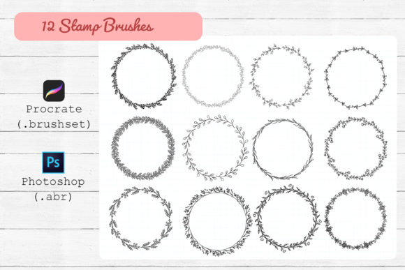 Download Procreate and Photoshop Stamp Brushes. - Procreate Collection