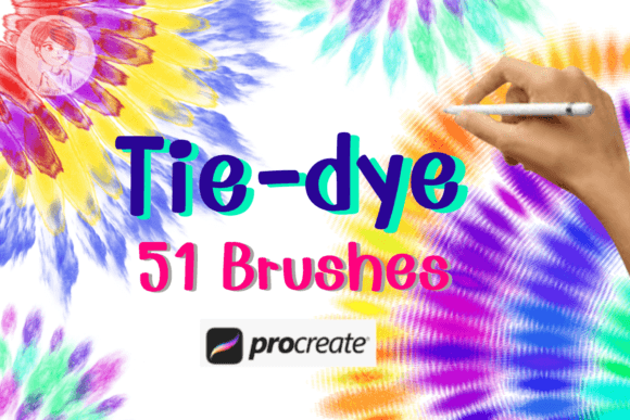 Download Tie Dye Procreate Brushes - Procreate Collection