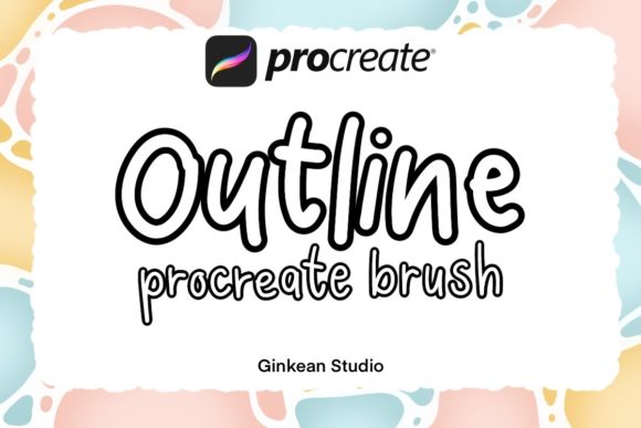 Download Outline Procreate Brush Set, Outline - Procreate Collection