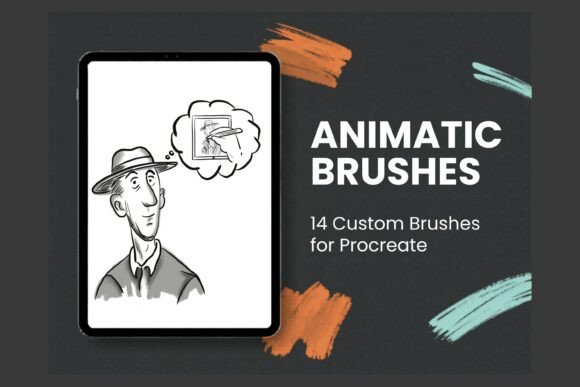 Download Animatic Procreate Brushes X 14 - Procreate Collection