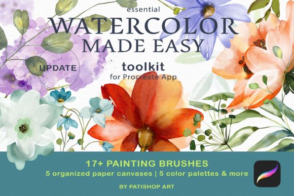 Download Watercolor Brushes for Procreate - Procreate Collection