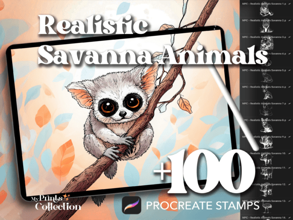 Download 100+ Procreate Savanna Animal Realistic - Procreate Collection