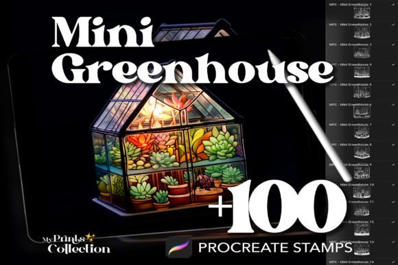 Download 100+ Procreate Greenhouse Mini Stamps - Procreate Collection