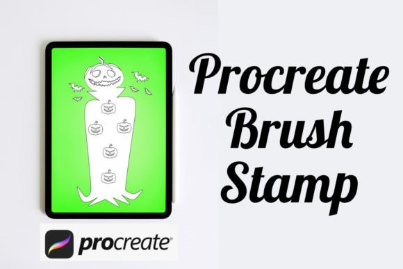 Download Pumpkin Head Man Procreate Brush Stamp - Procreate Collection