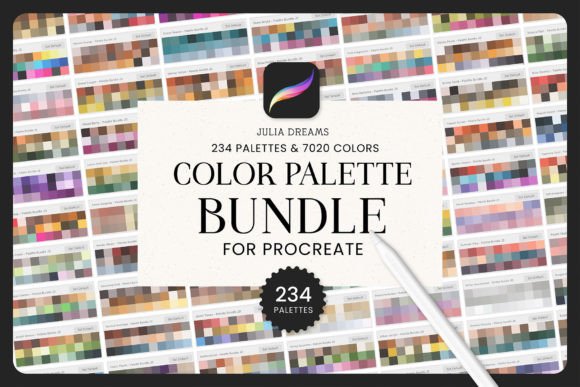 Download Color Palette Bundle Procreate Swatces - Procreate Collection