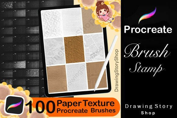 Download 100 Procreate Paper Texture Brushes - Procreate Collection
