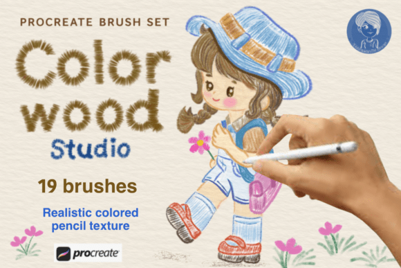 Download ColorWood Studio Brush Set for Procreate - Procreate Collection