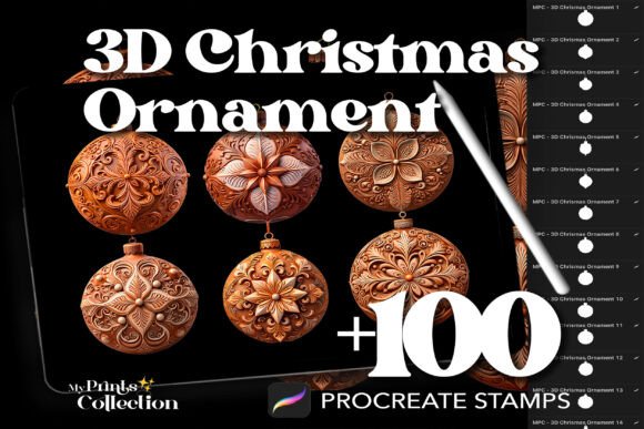 Download 100+ Procreate 3D Christmas Ornament - Procreate Collection