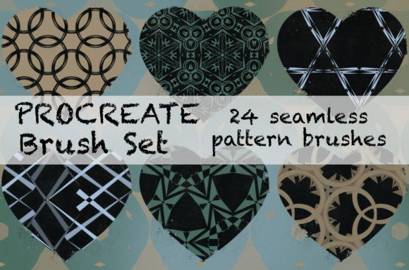 Download Procreate Brush Stamps Seamless Patterns - Procreate Collection