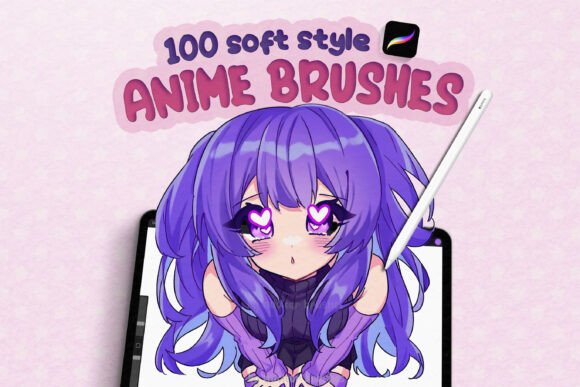 Download 100 Procreate Anime Soft Style Brushes - Procreate Collection