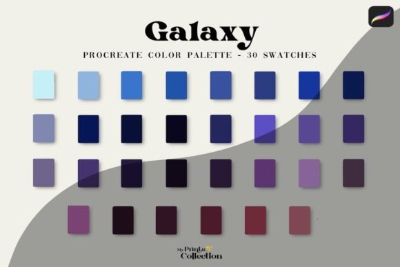 Download Galaxy Sky Procreate Color Palette - Procreate Collection