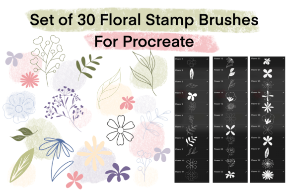 Download Floral Brushes for Procreate - Procreate Collection