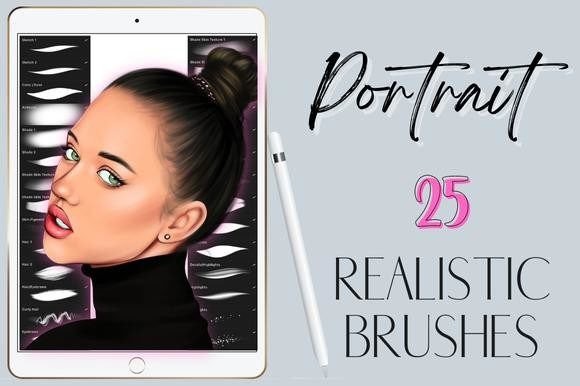 Download Procreate Portrait Realistic Brushes - Procreate Collection