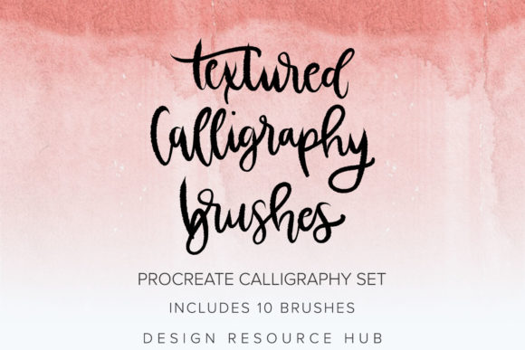 Download Textured Calligraphy Procreate Brushes - Procreate Collection