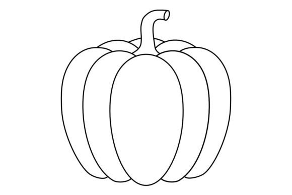 Download Pumpkin LineArt Procreate Brush Stamp - Procreate Collection