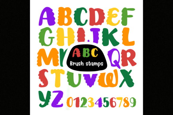 Download ABC Brush Stamps Procreate /Brushes - Procreate Collection