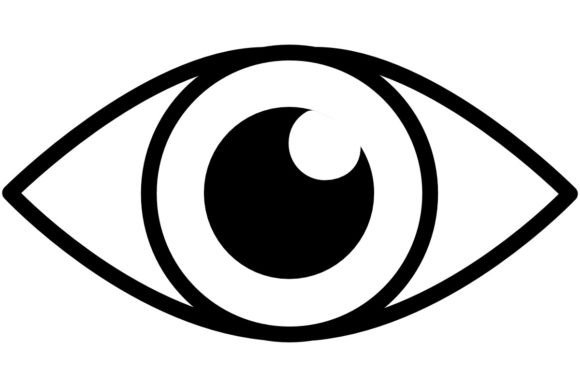 Download Eye Lineart Procreate Brush Stamp - Procreate Collection