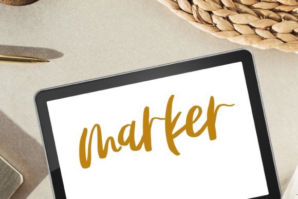 Download Marker Procreate Brush for Hand Letterin - Procreate Collection
