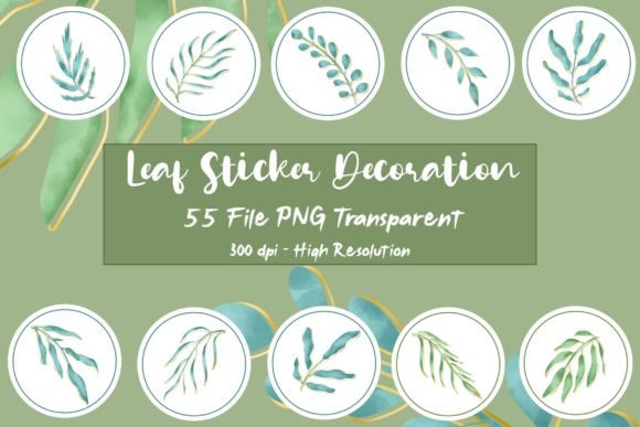 Download Leaf Sticker Decoration - Leaf sticker Collection