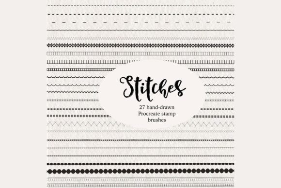 Download Procreate Stitches Brush Stamps - Procreate Collection
