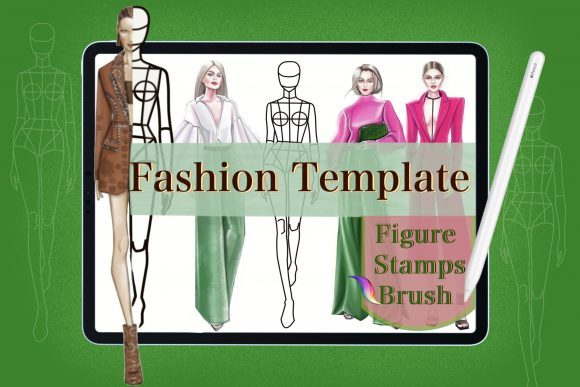 Download Fashion Body Stamps,Procreate Brushes - Procreate Collection