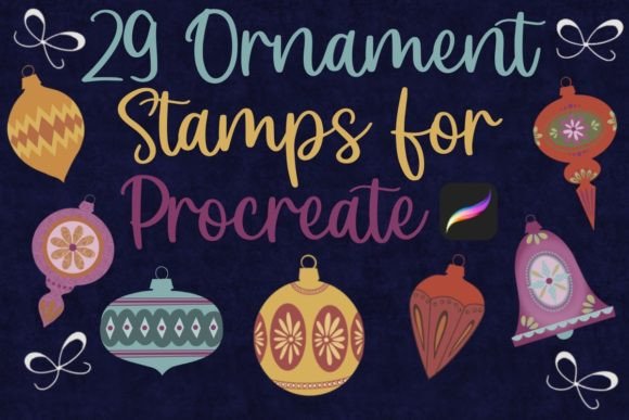Download 29 Ornament Stamps for Procreate - Procreate Collection