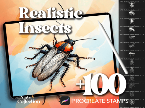 Download 100+ Procreate Insects Animal Realistic - Procreate Collection