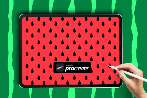 Download Summer Watermelon Procreate Brush - Procreate Collection