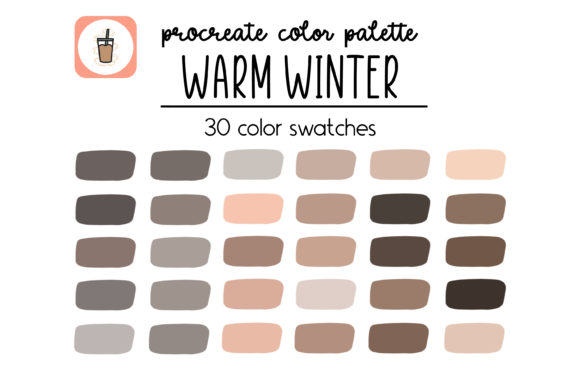 Download Warm Winter Procreate Palette - Procreate Collection