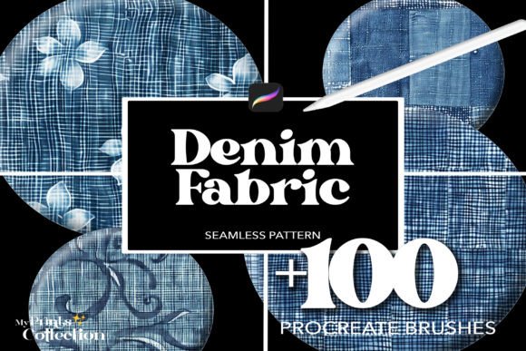Download 100+ Procreate Denim Fabric Brushes - Procreate Collection