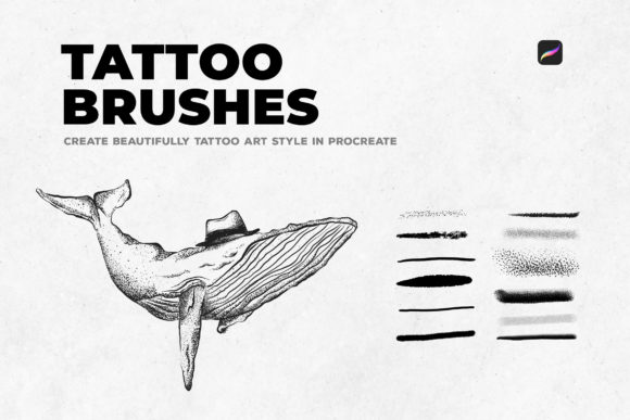 Download 12 Tattoo Art Brushes - Procreate - Procreate Collection