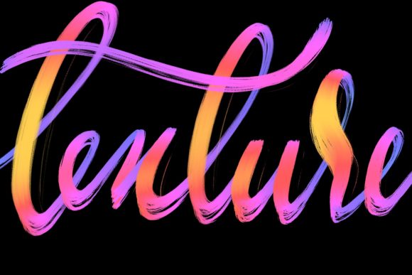Download Procreate Brush - Textured Letters #4 - Procreate Collection