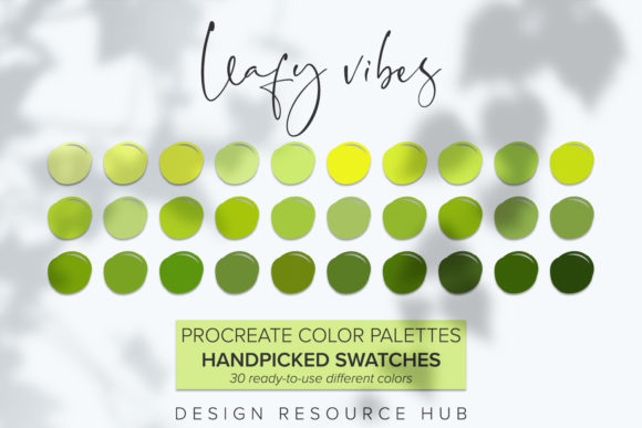 Download Procreate Color Palette: Leafy Vibes - Procreate Collection