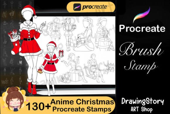 Download 130+ Anime Christmas Brushes Procreate - Procreate Collection