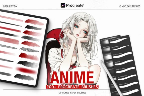 Download Procreate Brushes - Soft Anime Renderig - Procreate Collection
