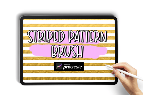 Download Striped Pattern Brush| Procreate Brushes - Procreate Collection
