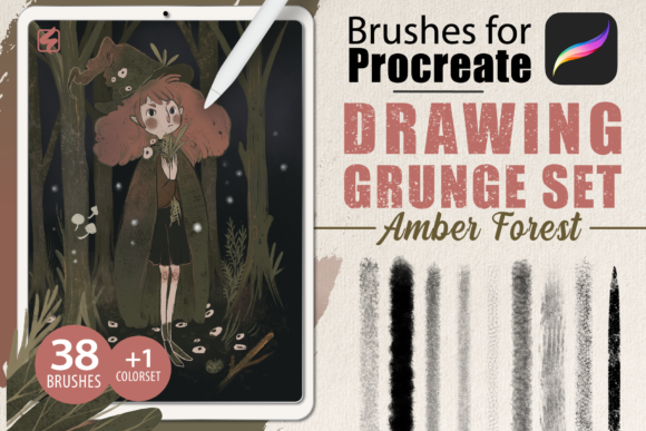 Download Procreate - Drawing Grunge Brushes - Procreate Collection