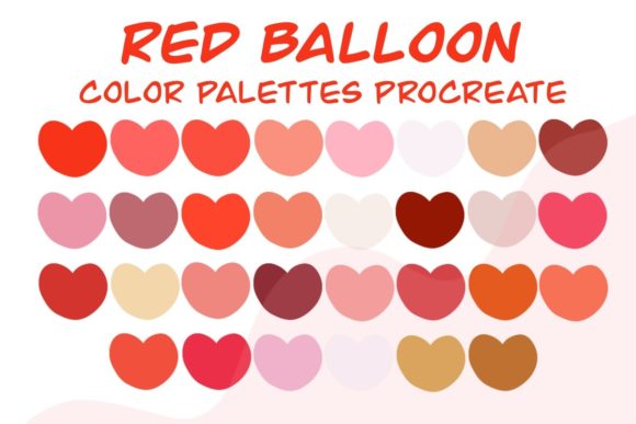 Download Procreate Color Palette Red Balloon - Procreate Collection