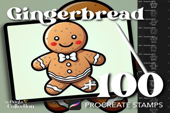 Download 100+ Procreate Gingerbread Man Stamps - Procreate Collection
