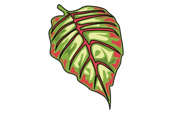 Download Pretty Green Leaf Sticker Vector - Leaf sticker Collection